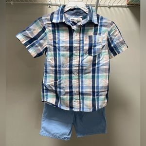 Kids Headquarters Size 4 Boys 2-Piece Shorts Outfit